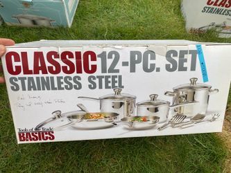 12 pcs set as cook pots and pans