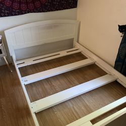 Full Size Wooden Bed Frame 