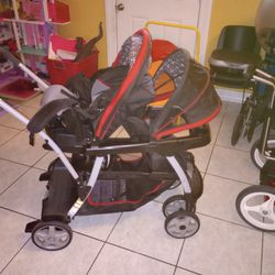 Graco Double Stroller And Grow