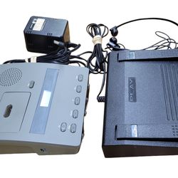 Vintage Dictation Machine Dictaphone Model 3740 Voice Processor. Works Great