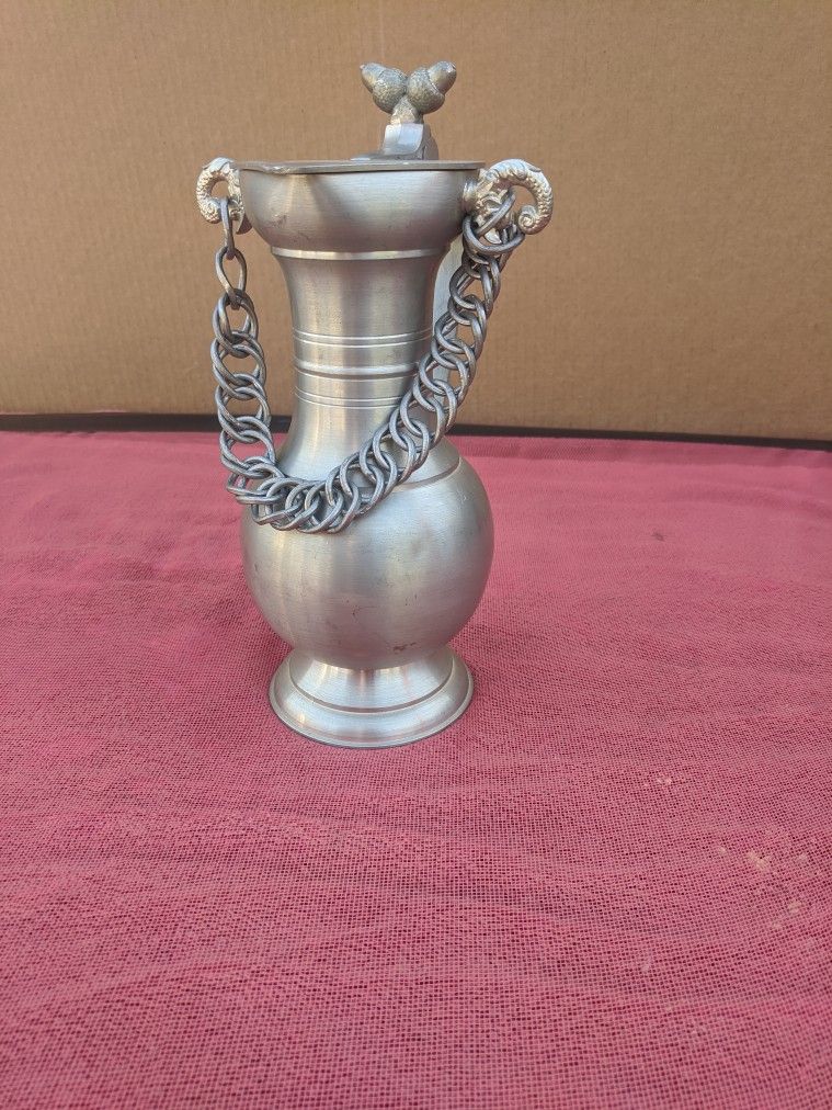 10 " Vintage Germany made Pewter Stein / Jar 
