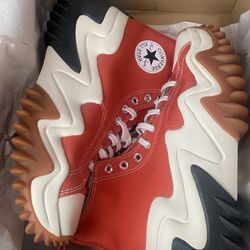 Converse Run Star Motion Hi Orange Black Egret Honey 