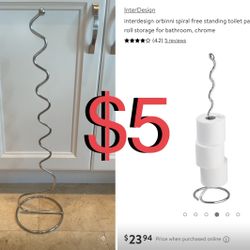 $5 Metal Toilet Paper Holder