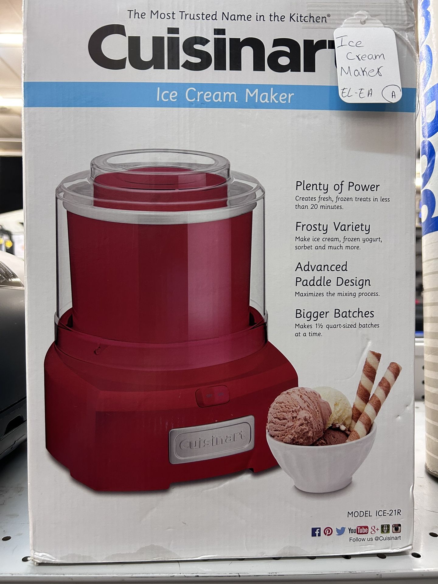 Cuisinart Ice Cream Maker New
