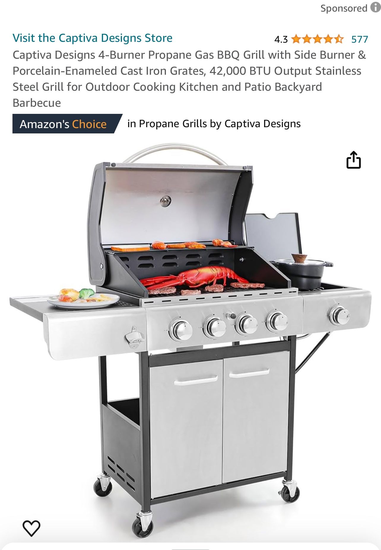 Brand new grill - In box