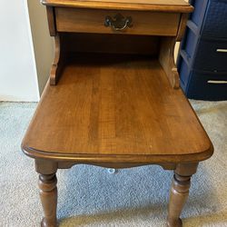 Mid Century 2 Tier End Table 