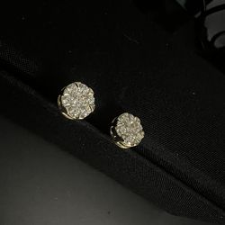 Cluster Moissanite Earrings
