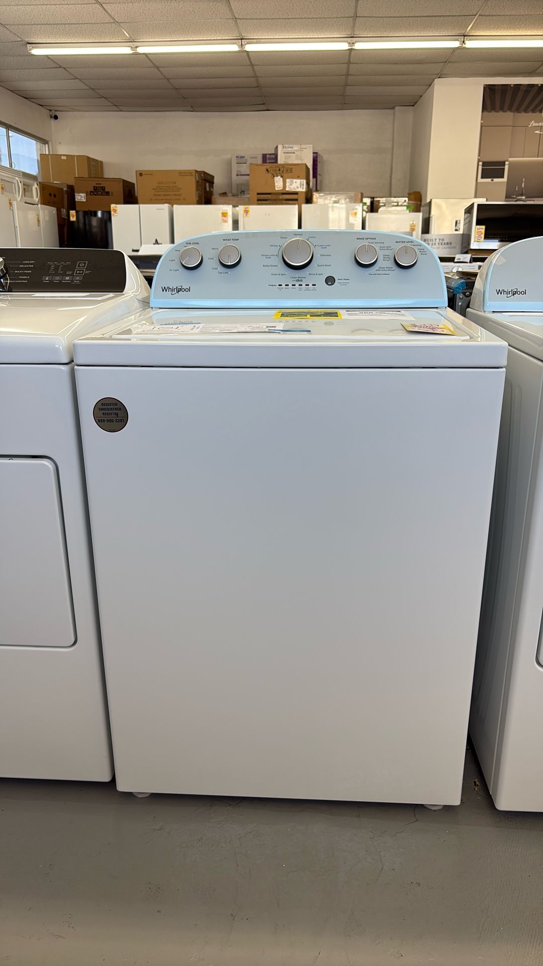 Whirlpool 3.8 Cu Ft Capacity Washer