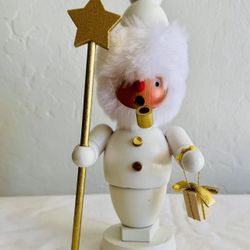 Vintage Christian Ulbricht Germany White Coated Santa Incense Smoker