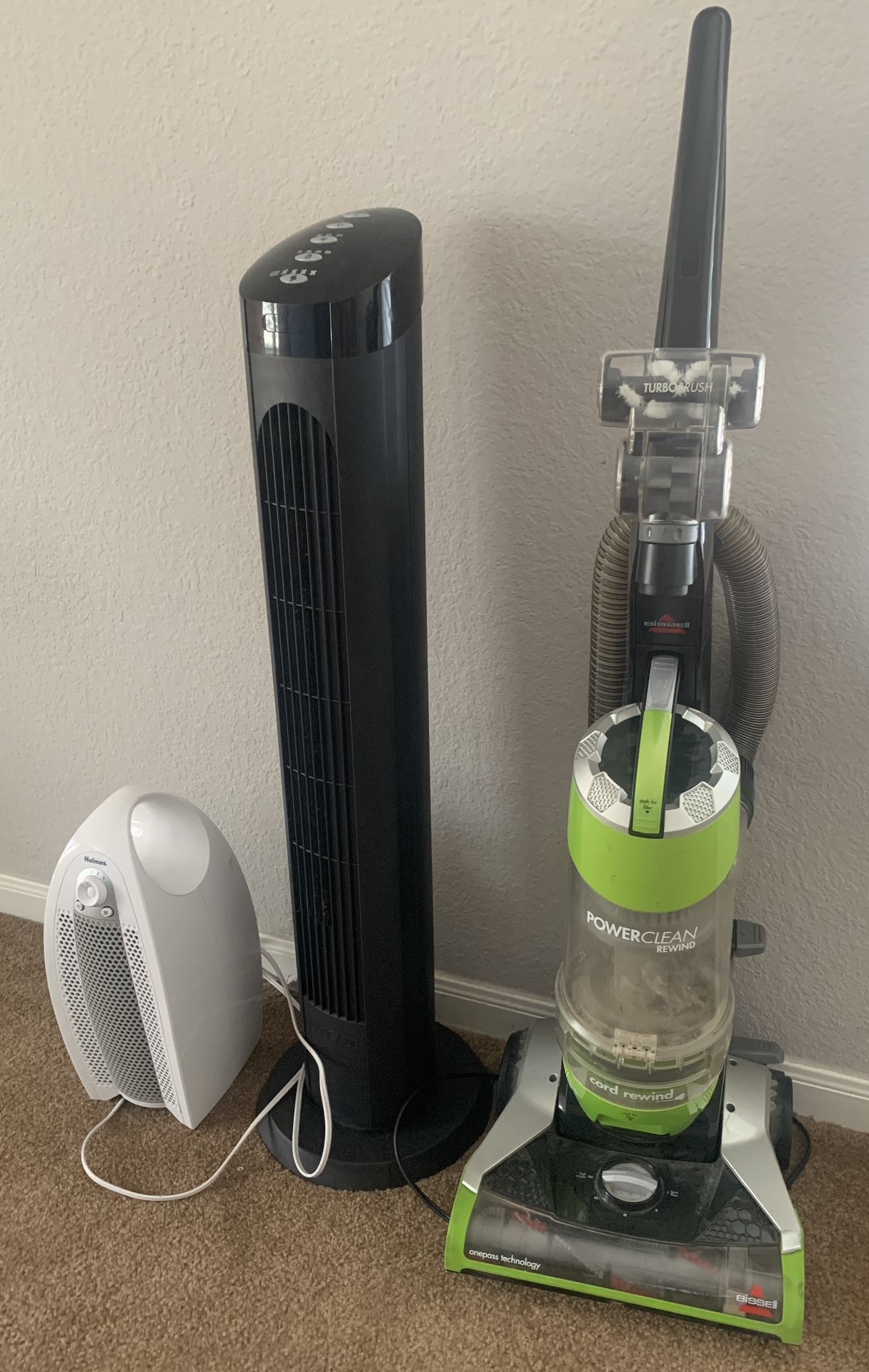 Fan, Air Purifier, Vacuum Cleaner 
