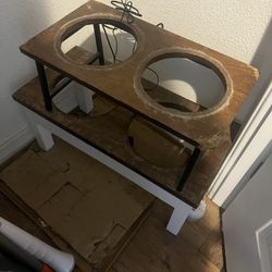 dog bowl stands 