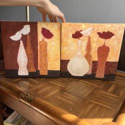 🚨Yes 2 Piece Floral Canvas Art Set needs gone