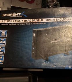 Sabrent 3.5" USB 2.0 SATA Hard Drive Enclosure