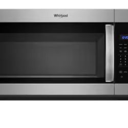 Whirlpool 1.7-cu ft 29.94-in Over-the-Range Microwave ( Fingerprint Resistant Stainless Steel)