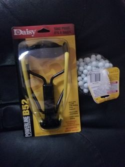 Slingshot with glass ammo