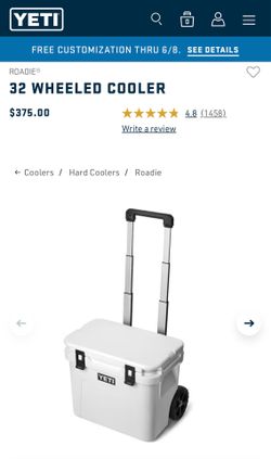 Brand new, never used Yeti Roadie 32 Cooler with Wheels