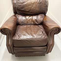 $50 Real Leather Recliner
