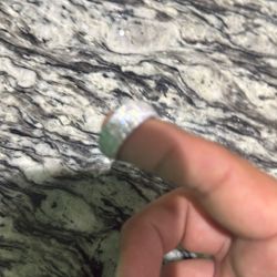 diamond ring size 7 Eternity Silver 925