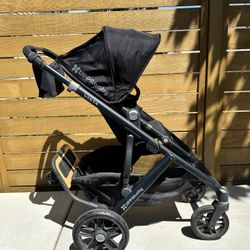 UPPAbaby Vista Stroller with UPPAbaby Organizer And UPPAbaby PiggyBack Ride-Along Board