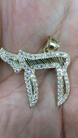 14k Gold Charm 6.1 Grams high quality CZ $275 14k Gold Ropa chain 24 inch long $425
