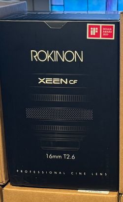 Rokinon Xeen 16mm T2.6 Pro Cinema Lens for Canon EF