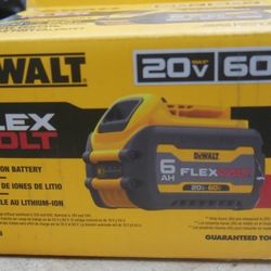 DeWALT DCB606 FLEXVOLT 20V 6.0Ah Lithium-Ion Battery New Sealed