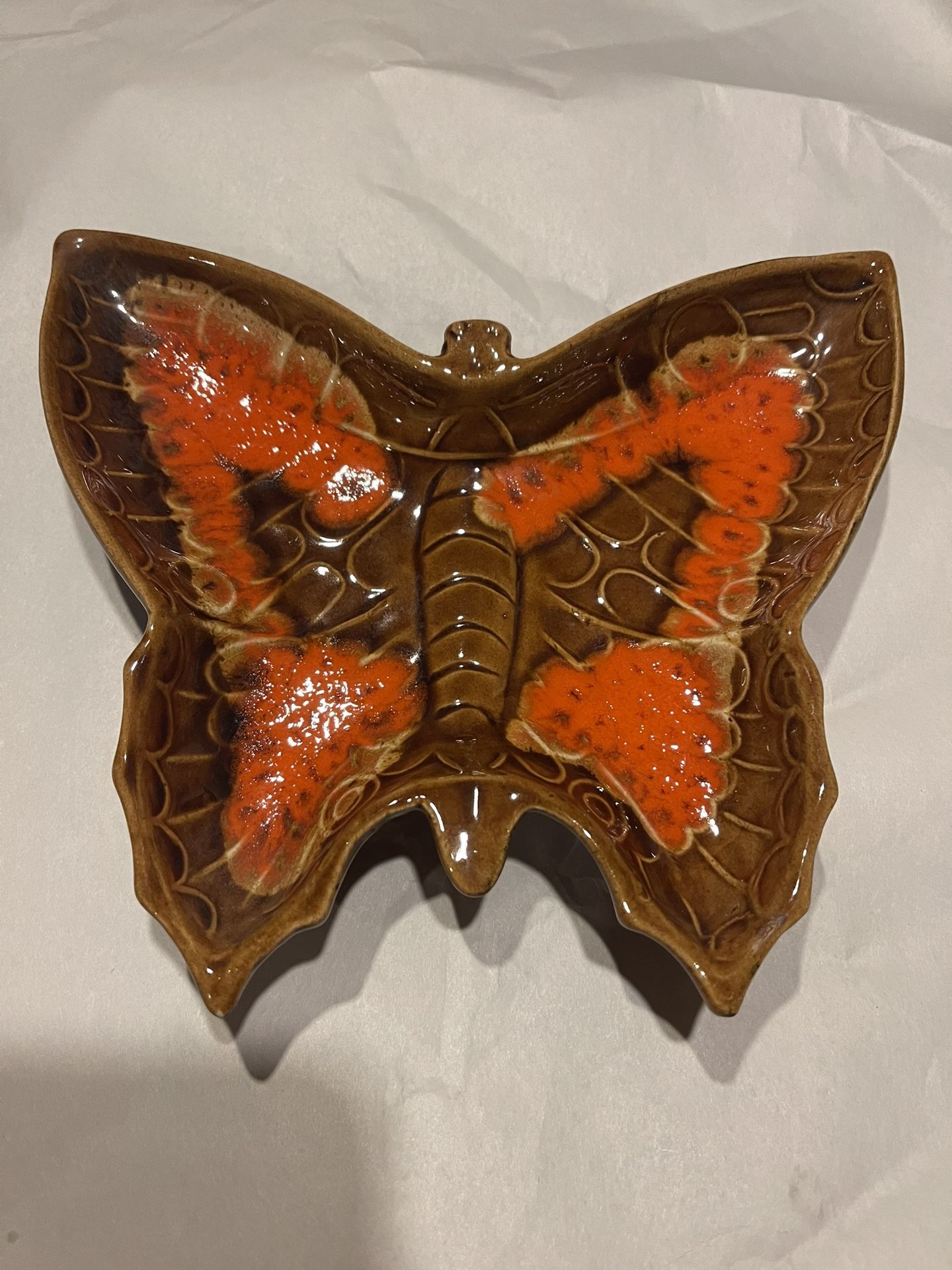 Ceramic Butterfly Dish