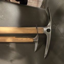 Antique Austrian Stubai Ice Axe Walking Stick