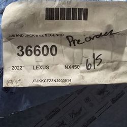 NEW 2022 2023 2024 LEXUS NX250 NX350 NX450 FRONT BUMPER OEM