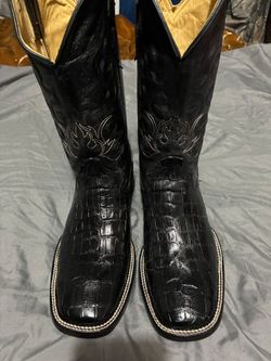 Crocodile Belly Boots size 10