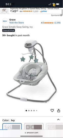 Graco Simple Sway Swing,