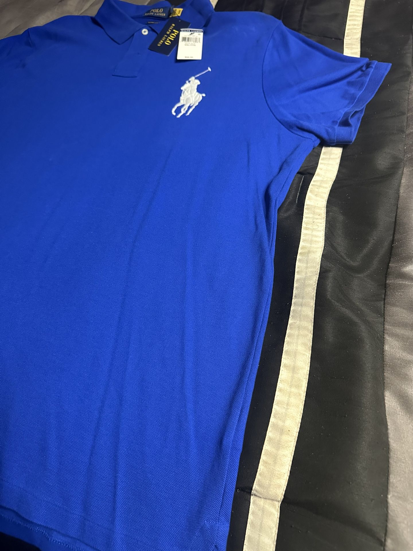 RALPH LAUREN POLO MENS BIG PONY MESH POLO SHIRT (XXL)