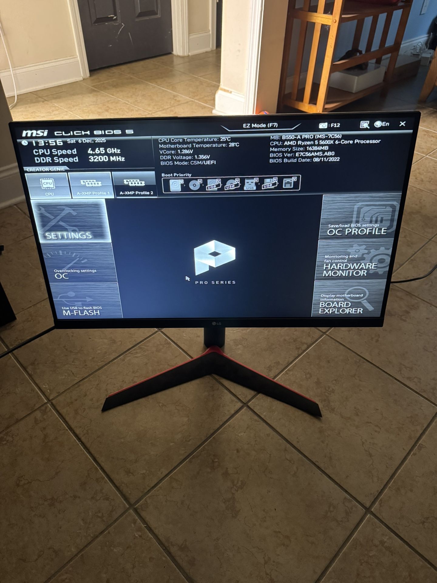 27” LG 1080p Gaming Monitor