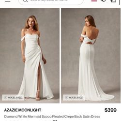 Azazie Moonlight Wedding Dress Size 12 *Brand New In Box - Never Worn*