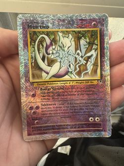 Mewtwo reverse holo rare legendary 