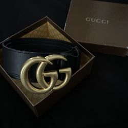 Black Gucci Belt 