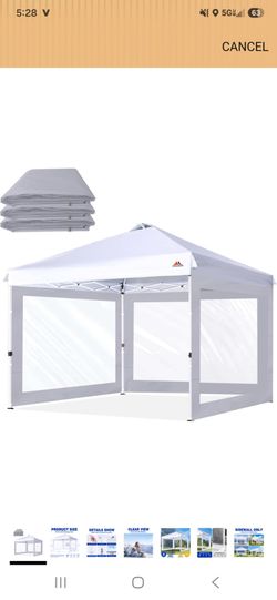 Side wall for 12×12 canopy frame