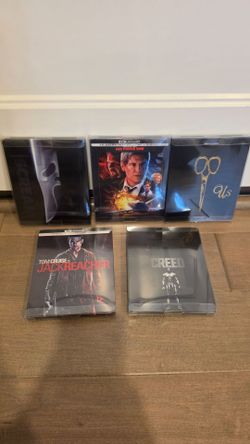 5 UHD 4k Steelbooks- $75 for all