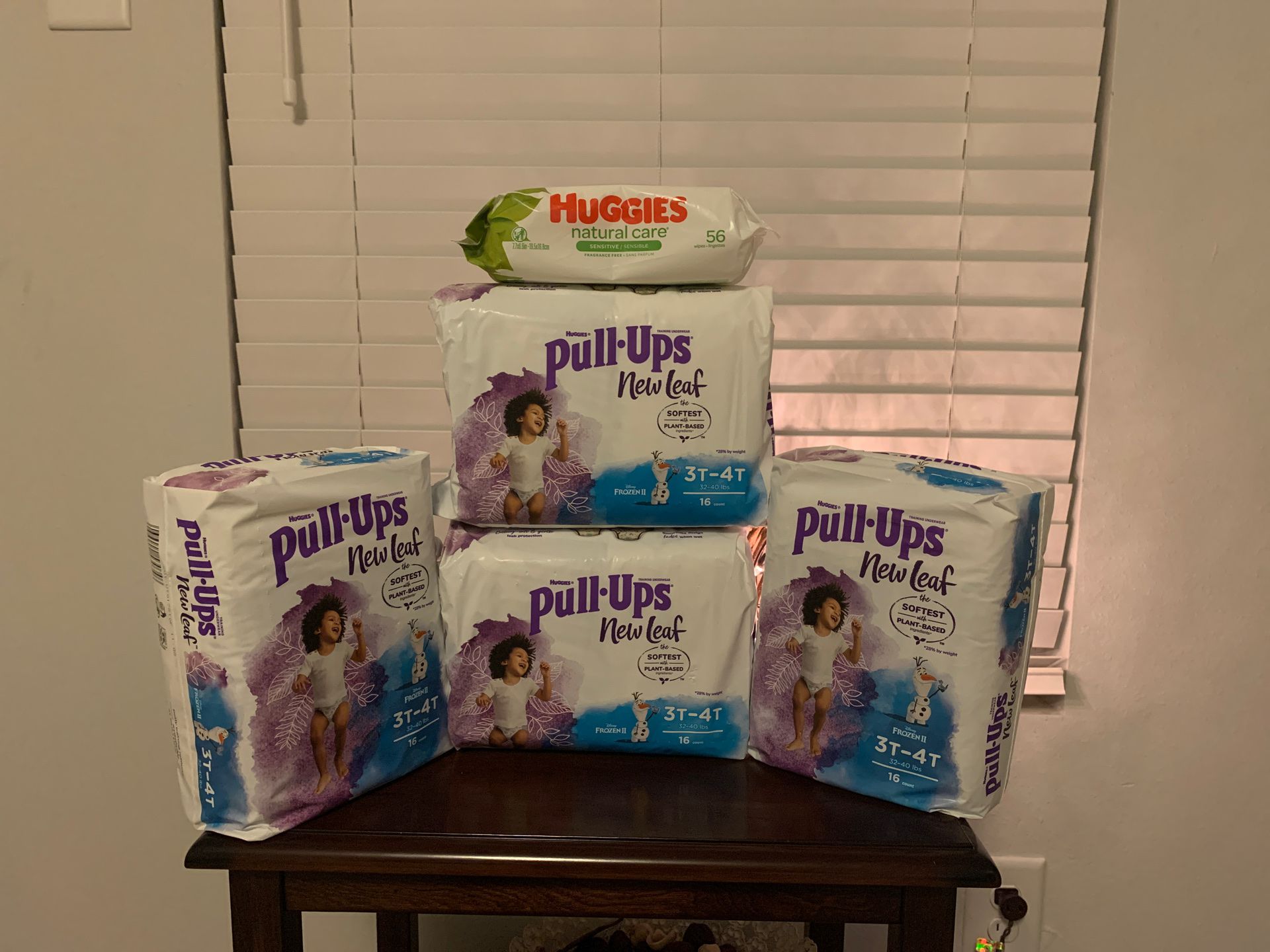 Huggies pull ups and wipes