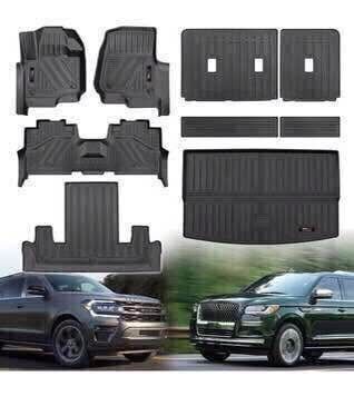 Floor mats for Ford Expedition Max/Lincoln Navigator L 7 Seater