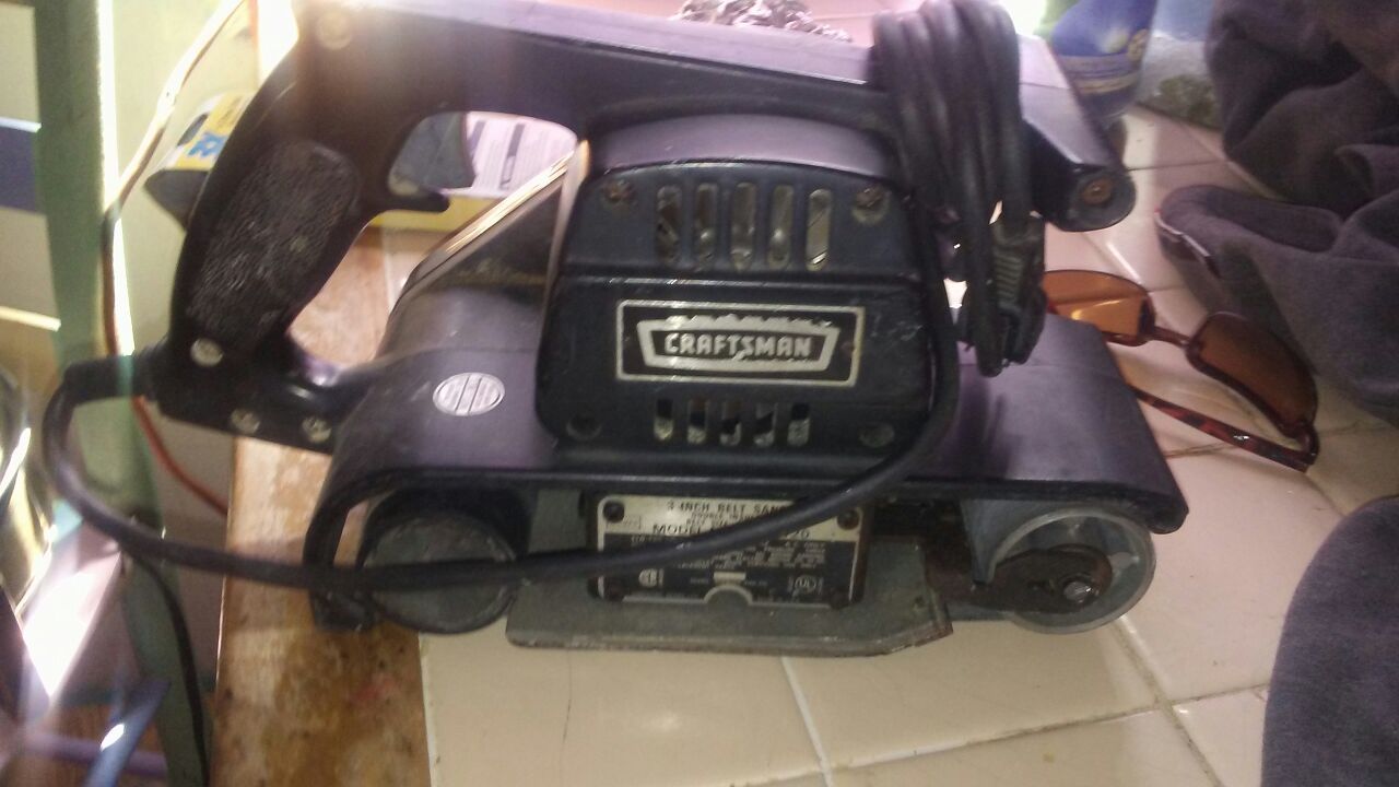 Sears Craftsman 3 X 21 Inch Belt Sander Model # 315.11720 120 v, 7 amp Made USA. PACK OF 2 BELTS 50 GRIT 3" X18"