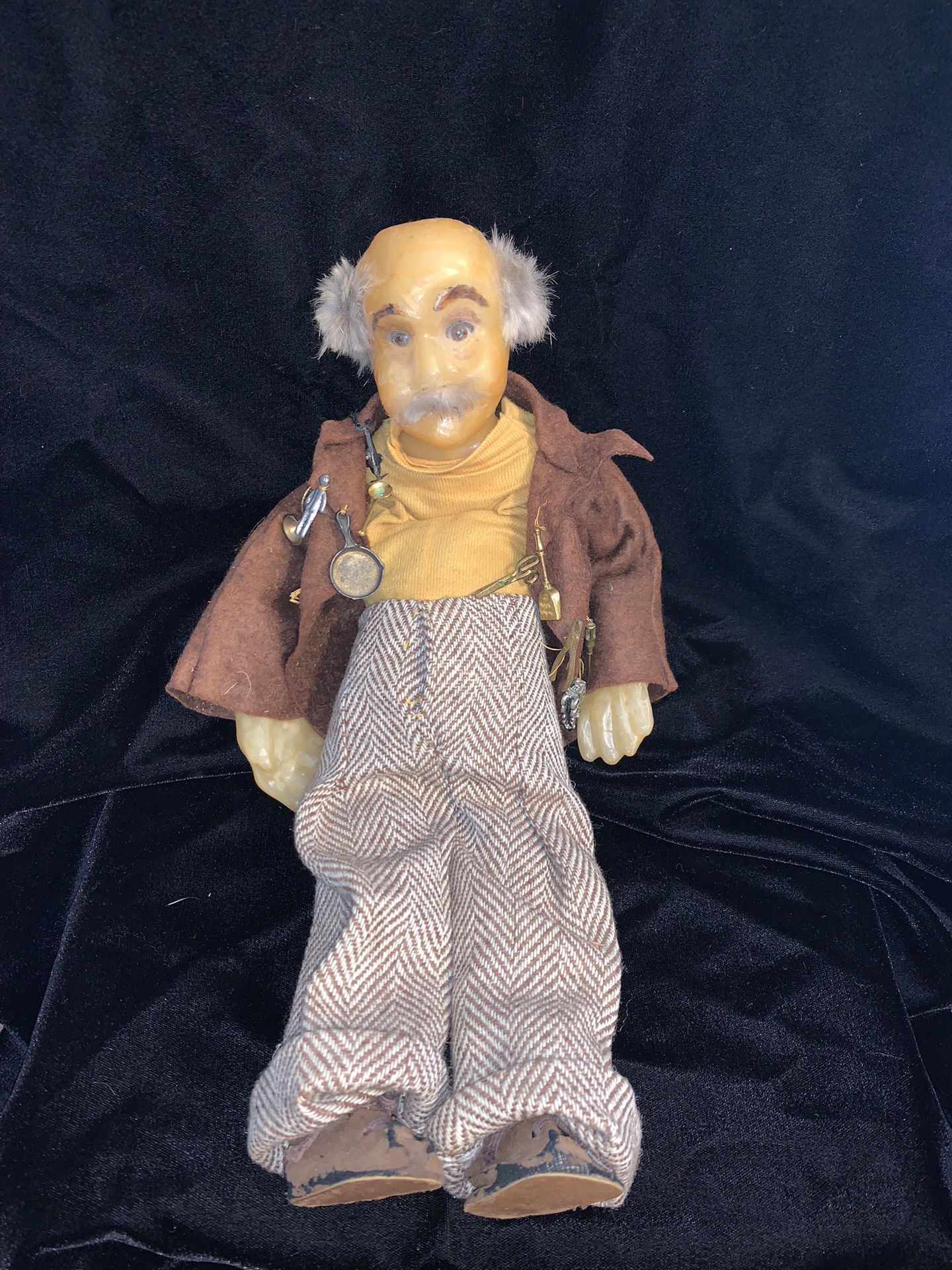 Vintage Male Peddler Doll