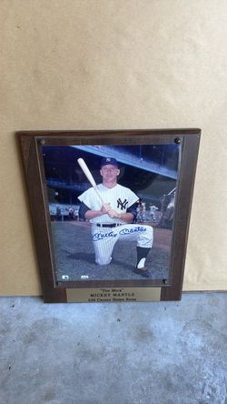 Mickey Mantle signed photo