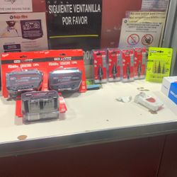 $540 Milwaukee 18 V batteries 212.01 8.04 Milwaukee step Drill Bits two number 9 two number four and a Ryobi three pack
