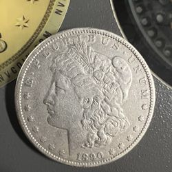 1890 Morgan Silver Dollar