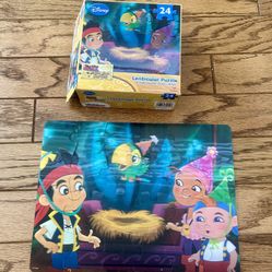 Disney Jake and the Neverland Pirates Lenticular Puzzle.
