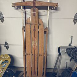 Old Wooden Sled