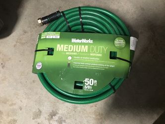 New WaterWorks WeatherFlex 5/8 in. x 50 ft. Medium Duty Garden Hose