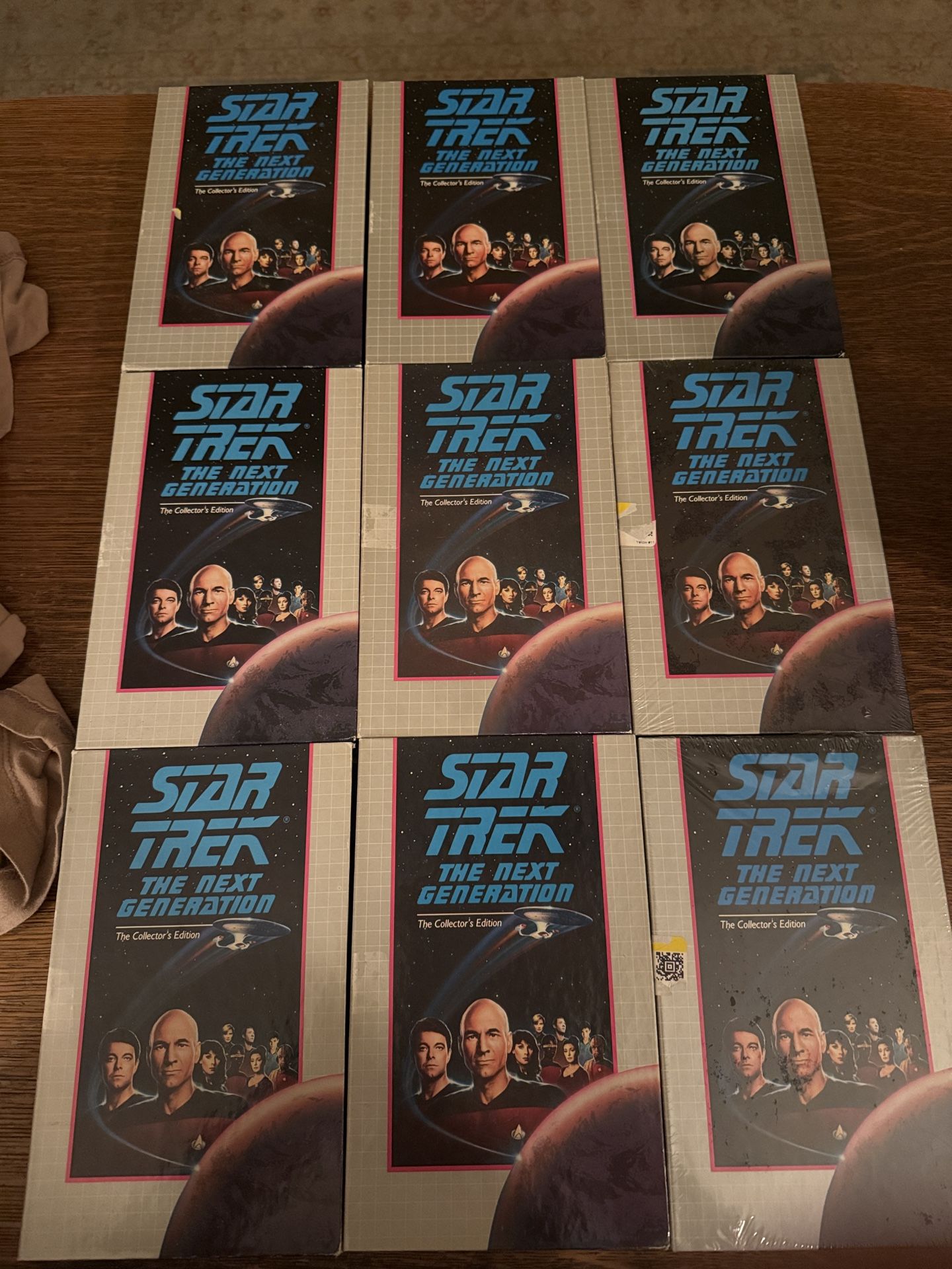 Bundle Set of 9 Star Trek: TNG VHS Tapes | Good Condition Tested 