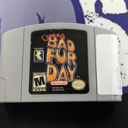 Nintendo 64 Conkers Bad Fur Day 